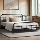 Oikiture Metal Bed Frame Queen Double King Single Size Bed Base Platform