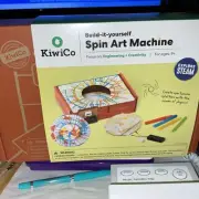 KIWICO BUILD-IT-YOURSELF SPIN ART MACHINE,EXPLORE STEAM,FOCUS ON ENGINEERING NEW