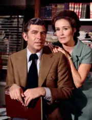 Andy Griffith Claudette Nevins on Headmaster TV Show 1970 Old Photo