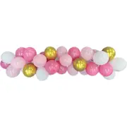 Pink Gold and White Balloon Garland Kit