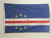 Cape Verde Nautical Flag 18'' x 12'' - Cape Verdean Flags 30 x 45 cm - Banner 12x18 in for Boat - AZ FLAG