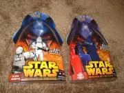 STAR WARS 2005 ROTS (LOT OF 2) "CLONE TROOPER #41" & "ROYAL GUARD #23"