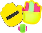 CIYODO 1Set Toss Catch Ball Interactive Sticky Racket and Ball Game for Outdoor Family Fun Lightweight and Coordination and Reaction Speed