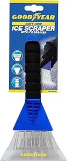 [Goodyear] Ice Scraper | Extra Wide Blade Head | Scrapes Ice Snow Frost from Car Windscreen | Windshield Ice Breaker | Ergonomic Foam Handle