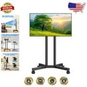 Elevate Your Viewing with Mobile TV Stand – Adjustable for 32" to 70" Screens