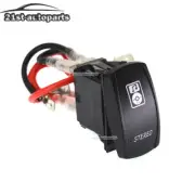 Universal Fit HONDA Pioneer 12/24V Laser Toggle Rocker Switch Blue “Stereo"Light
