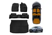 3D Floor Mats Boot Liner for Toyota C-HR CHR 2016-2023 All Weather Heavy Duty Cargo Car Trunk Luggage Tray