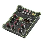 5-Channel Audio Mixer Sound Mixing Console 48V Audio For DJ Live G3O3