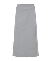 A mid-length half-length skirt IT40,IT42,IT38 Gray
