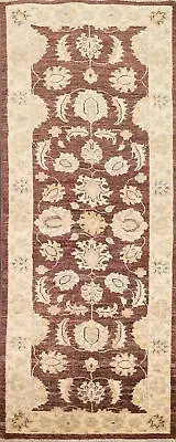 Authentic Hand-Knotted Chobi Peshawar Oriental Runner Rug Carpet 2x6 ft
