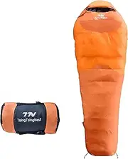 TsingTsingNest Backpacking Sleeping Bag 3 Season 20F Fill 21 Ounces of Duck Down 650Fill Power Duck Down Sleeping Bag Ultralight Camping Gear Equipment Traveling Campers and Outdoors