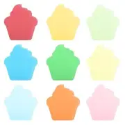 Bulletin Cutouts Paper 180 Pcs Cake Shaped Bulletin Board Paper Cut Outs Deco...