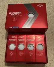 BRAND NEW - Callaway Chrome Soft Golf Balls - White - 3 DOZEN