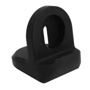 Silicone Apple Watch Charging Stand - Black , Charging Cable Sold Seperatly, Non-Slip design, Comfortable Viewing Angle, Compatible With All Series - Watch Ultra/10/9/8/7/6/5/4/3/2/1/SE [WTAGEN0146]