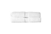 2pc Canningvale Royal Splendour Bath Sheet Set White Home Bathroom Decor