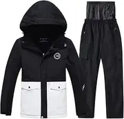 [AIMISYOU] Kid Jacket and Snow Pant Set Boy Winter Snowboard Suit Girls Waterproof Ski Coat