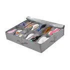 Breathable Shoe Storage Organizer Box Foldable Shoe Storage Bag for Under Bed