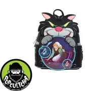 Cinderella (1950) - Lucifer 10" Faux Leather Mini Backpack "New"