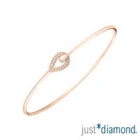 在飛比找PChome24h購物優惠-【Just Diamond】女神之吻系列 18K玫瑰金 鑽石