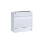 Hager VD108PT VD Series Loadcentre, Enclosure, Circuit Breaker Cover, Surface Mount, IP40, 8 Pole, 8 Module, With White Door