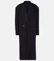 [Marant Etoile] Marant Etoile Lexana wool-blend coat AU 14 blue