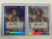 2024 Chrome Star Wars Bronte Carmichael Leida Mothma Auto 2 Card Lot Andor /199