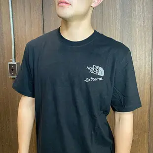 美國百分百【The North Face】T恤 TNF 短袖 T-shirt 北臉 小logo 男 黑色 AZ37