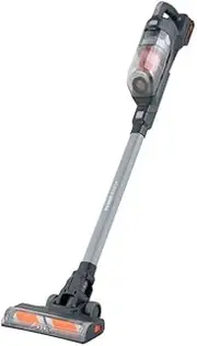 [BLACK+DECKER] POWERSERIES+ 20V MAX Cordless Vacuum, LED Floor Lights, Lightweight, Portable, Battery Included (BHFEA18D1), Gray