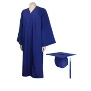 Graduation Gown University Academic Bachelors Robe Choir Preachers Unisex Gown