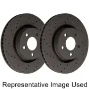 Hawk HTC4401 Talon Drilled and Slotted Rear Rotors (Pair) For 03-05 Express 2500