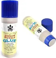Puzzle Master Jigsaw Puzzle Glue - Non-Toxic Puzzle Glue Clear and Quick Drying with Self Applicator - Covers Two 1000pc Puzzles - 120ML