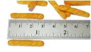 Barbi Dollhouse Miniature Food Mini Baguettes Bread Stick Loaf Shiny Lot 6pc