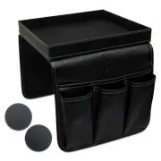 Arm chair caddy, Recliner armrest organizer for TV remote with detachable tray