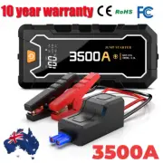 3500A Portable Car Jump Starter Power Bank Pack Battery Charger Booster 12V