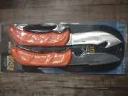 Outdoor Edge Field Pair Knife Skinner Caper Combo Nylon Belt Sheath New Pack!