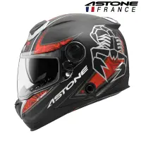 在飛比找PChome24h購物優惠-【ASTONE】GT1000F AC9 (平光碳纖/紅) 全