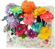 Flower Kit for Kids | Flower Bouquets Toys - STEM Toy Educational Learning Magics Petals Set, Petals Art Set, Create 3D Flowers with Colored, Fantasy Art - Magics Flowers