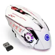 Wireless Gaming Mouse Bluetooth Mouse RGB Rechargeable 2.4G USB Cordless Comp...