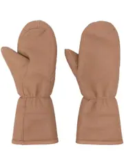 [Yves Salomon] shearling-lining mittens One Size Brown