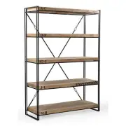 Exo Expedition Industrial Rustic Bookcase Display Cabinet