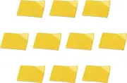 Set of 10, Yellow Folding Dishes, 4.3 x 4.3 x 0.7 inches (11 x 11 x 1.8 cm) | Shokado Setomonohonpo