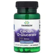 Swanson, Calcium D-Glucarate, 60 Capsules (250 mg per Capsule)