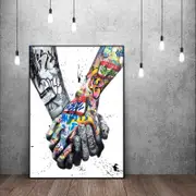 [Namly Design] Graffiti Handshake Art Poster