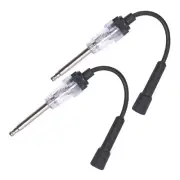 2PCS Inline Spark Plug Tester, Straight Boot Engine Ignition Tester Light, Small