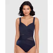 Miraclesuit Swim Network Madero DD Cup Underwired One Piece Shaping Swimsuit