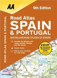 在飛比找三民網路書店優惠-Road Atlas Spain & Portugal