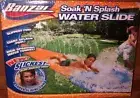 BANZAI~CYCLONE WHEEL~ELEPHANT POOL~KIDS WATER TOYS~TWIN CURVE SLIDE~SPRAY SPLASH