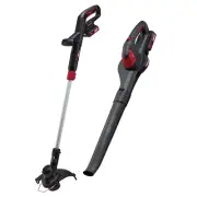 Hyper Tough 20V Cordless Combo Kit, 10-Inch String Trimmer & 130Mph Sweeper