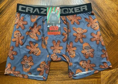 Crazy Boxer Star Wars Men's Christmas Boxer Brief Underwear Size S/M/L/XL