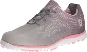 NEW! FootJoy [6] Medium emPower Women's Golf Shoes, Grey/Pink- 98000